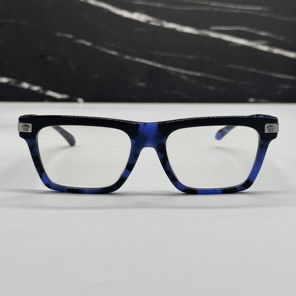 NEW VERSACE VE3354 5460 MEN BLACK/BLUE EYEGLASSES VERSACE - Picture 3 of 9